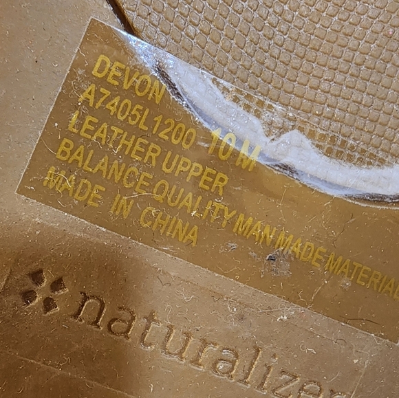 NATURALIZER Devon Women's Brown Leather upper Sandals size 10M - Picture 2 of 10